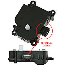 A/C Actuator, Inlet Door Actuator; Blower Housing