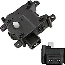 HVAC Heater Blend Door Actuator, Air Inlet Actuator; Blower Housing