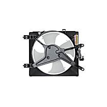 2811379 Cooling Fan Assembly - Passenger Side, Sold individually, For A/C Condenser, Single Fan, Coupe Models, Keihin Brand