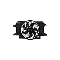 A/C Condenser Fan 4 Cyl 1.9L, Radiator and Condenser Complete Assembly, Single fan, GPD OE Replacement