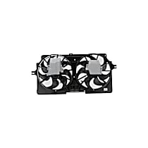 Radiator Fan 6 Cyl 3.4L, Radiator and Condenser Complete Assembly, Dual fan, GPD OE Replacement - 