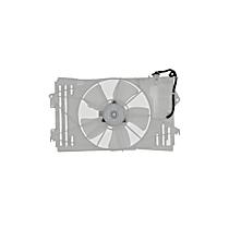 Radiator Fan 4 Cyl 1.8L, Radiator and Condenser Complete Assembly, Dual fan, GPD OE Replacement
