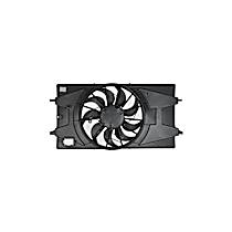 Radiator Fan 4 Cyl 2.2L, Radiator and Condenser Complete Assembly, Dual fan, GPD OE Replacement - 
