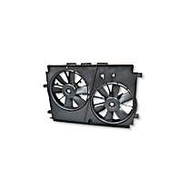 Radiator Fan 8 Cyl 5.7L, Radiator and Condenser Complete Assembly, Dual fan, GPD OE Replacement