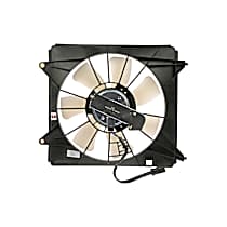 2811877 OE Replacement Passenger Side A/C Condenser Fan, Single fan, GPD Cooling Fan Assembly