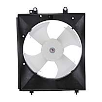 A/C Condenser Fan Passenger Side, 6 Cyl 3.2L, Condenser Side, Single fan