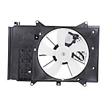 Radiator Fan 4 Cyl 2.0L, Radiator and Condenser Complete Assembly, Single fan - 