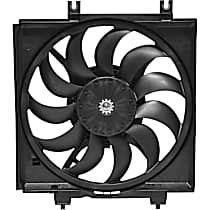 2812072 OE Replacement Radiator Fan Passenger Side, Single fan