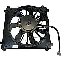 2812099 OE Replacement Driver Side Radiator Fan, Single fan