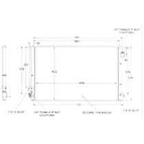 A/C Condenser, 6 Cyl 3.0L, GPD OE Replacement