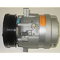 A/C Compressor, 5 Groove; V5; 2:00 Coil; 4.72In Diameter; Pag 150 Oil; 8011252 8Oz, With Clutch, 5-Groove Pulley, 6 Cyl 2.8L, GPD OE Replacement - 