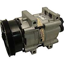 A/C Compressor, 4 Groove; 12:00 Coil; Fs10, With Clutch, 4-Groove Pulley, 6 Cyl 3.0L, 65 Series - 