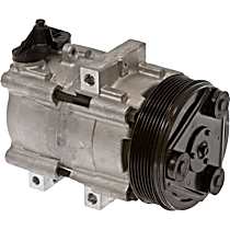 A/C Compressor, 6 Groove; Fs10; O-Ring (2) 1311385, With Clutch, 6-Groove Pulley, 4.2L, 65 Series - 