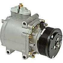 A/C Compressor, 8 Groove, With Clutch, 8-Groove Pulley, 6.0L, 65 Series - 