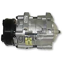 A/C Compressor, GAS, 6 Groove; Fs10; O-Ring (2) 1311385, With Clutch, 6-Groove Pulley, 3.0L, 65 Series - 