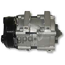 A/C Compressor, 6 Groove; 9:00 Coil; Fs10, With Clutch, 6-Groove Pulley, 4 Cyl 2.3L, 65 Series - 