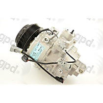 6511706 A/C Compressor Sold individually With Clutch, 6-Groove Pulley