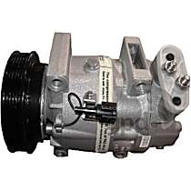 A/C Compressor, Cwv618; 4 Boss Mount; Calsonic; 5 Groove, With Clutch, 5-Groove Pulley, 3.3L, 65 Series - 