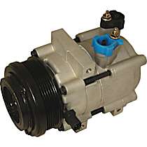 A/C Compressor, Without Rear Air Conditioning; 6 Groove; Hs18, With Clutch, 6-Groove Pulley, 4.0L, 65 Series - 