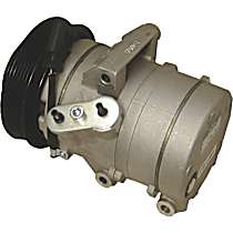A/C Compressor, Manual Transaxle, 6 Groove; With 5 in. Diameter Clutch; Sp17, With Clutch, 6-Groove Pulley, 4 Cyl 2.5L, 65 Series