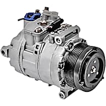 6512468 A/C Compressor, With Clutch, 7-Groove Pulley, 65 Series