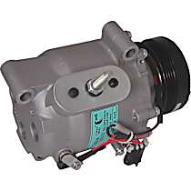 A/C Compressor, 4 Groove; Sanden 3451, With Clutch, 4-Groove Pulley, 8 Cyl 5.3L, 65 Series - 