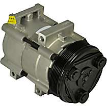A/C Compressor, SOHC, With Cvh Motor; 6 Groove; Fs10; O-Ring (2) 1311385, With Clutch, 6-Groove Pulley, 4 Cyl 2.0L, 65 Series