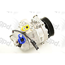 6512721 A/C Compressor Sold individually With Clutch, 6-Groove Pulley