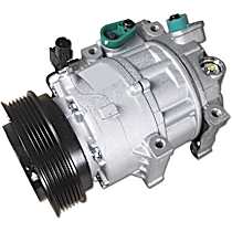 A/C Compressor, 6 Groove; Vs18; Without Direct Drive, With Clutch, 6-Groove Pulley, 3.5L, 65 Series - 