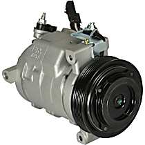 A/C Compressor, 6 Groove; 10Sre18C, With Clutch, 6-Groove Pulley, 3.5L - 