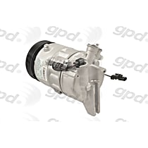 6513049 A/C Compressor Sold individually With Clutch, 6-Groove Pulley