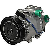 A/C Compressor, 6 Groove; Vs18E; With Direct Drive, With Clutch, 6-Groove Pulley, 4 Cyl 2.4L, 65 Series - 