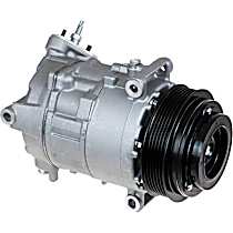 A/C Compressor, 6 Groove; Contains PAG46 compatible for R1234yf systems; 7SBH17C, With Clutch, 6-Groove Pulley, 2.4L, 65 Series - 