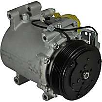 A/C Compressor, GAS, 6 Groove; Msc90C, With Clutch, 6-Groove Pulley, 4 Cyl 2.0L, 65 Series - 