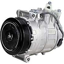 6513197 A/C Compressor, With Clutch, 6-Groove Pulley