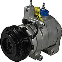 A/C Compressor, 4 Groove; Dks20Dt, With Clutch, 4-Groove Pulley, 8 Cyl 5.0L, 65 Series