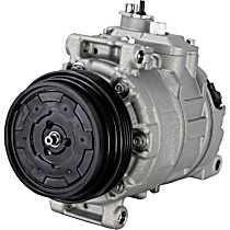 A/C Compressor, GAS, 4 Groove; 7Seu17C, With Clutch, 4-Groove Pulley, 8 Cyl 4.4L - 
