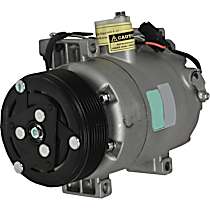 A/C Compressor, 7 Groove; Piston Replacement For 6512639 Trse09, With Clutch, 7-Groove Pulley, 4 Cyl 2.3L, 65 Series - 