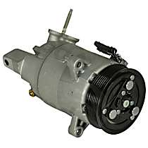 A/C Compressor, 6 Groove; CVC E, With Clutch, 6-Groove Pulley, 3.6L, 65 Series - 
