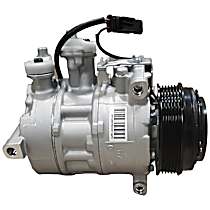 6513309 A/C Compressor, With Clutch, 6-Groove Pulley