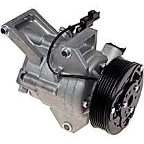 6513312 A/C Compressor, With Clutch, 6-Groove Pulley, 65 Series