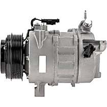 A/C Compressor, Aftermarket Design, With Clutch, 6-Groove Pulley, 6 Cyl 3.6L - 