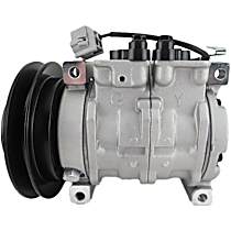 A/C Compressor, 1 Groove; Denso; 10S13C, With Clutch, 1-Groove Pulley, 4 Cyl 5.2L - 