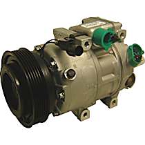 A/C Compressor, With Clutch, 6-Groove Pulley, 6 Cyl 3.3L, GPD OE Replacement - 