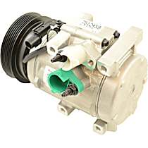 A/C Compressor, With Clutch, 6-Groove Pulley, 6 Cyl 3.8L, GPD OE Replacement - 