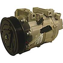 A/C Compressor, With Clutch, 7-Groove Pulley, 4 Cyl 2.5L, GPD OE Replacement - 