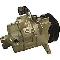 A/C Compressor, With Clutch, 6-Groove Pulley, 8 Cyl 4.6L, GPD OE Replacement - 