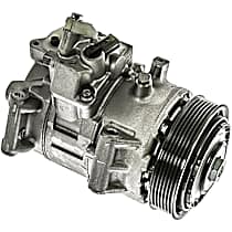 A/C Compressor, With Clutch, 6-Groove Pulley, 4 Cyl 2.5L, GPD OE Replacement - 