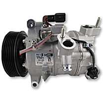 A/C Compressor, 6 Groove; Pxc14, With Clutch, 6-Groove Pulley, 3.0L - 