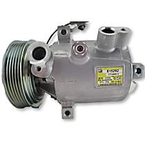 A/C Compressor, VCR08, 6 Groove, With Clutch, 6-Groove Pulley, 3 Cyl 1.2L - 